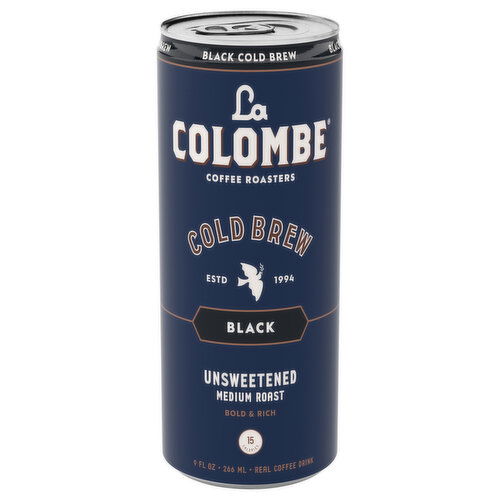 La Colombe Cold Brew, Black, Medium Roast, Unsweetened