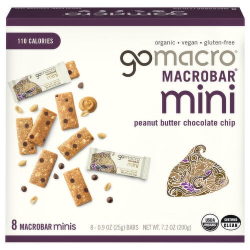 GoMacro Peanut Butter Chocolate Chip Mini MacroBar