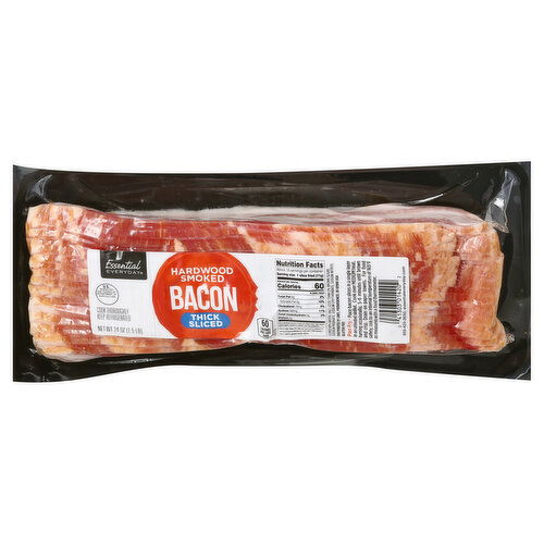 Essential Everyday Bacon, Hardwood Smoked, Thick Sliced