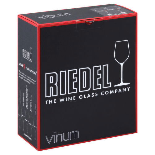 Riedel Vinum Glasses, Bordeaux (Cabernet Sauvignon)