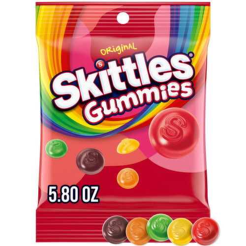 Skittles SKITTLES Original Gummy Candy, 5.8 oz Bag