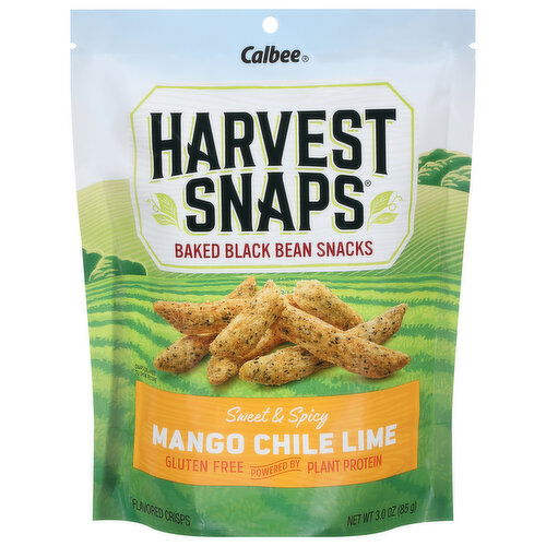 Harvest Snaps Black Bean Snacks, Baked, Mango Chile Lime