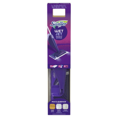 Swiffer WetJet Swiffer Wet Jet Mop, Floor Cleaner, Wood, Laminate, Tile, Cleaning Set