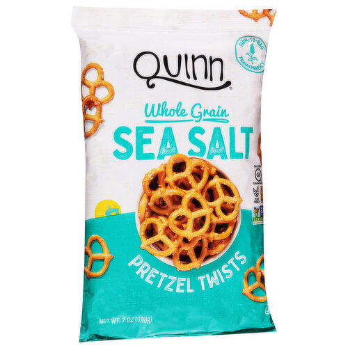 Quinn Pretzel Twists, Whole Grain, Sea Salt