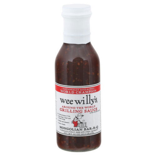 Wee Willy's Grilling Sauce, Mongolian Bar-B-Q