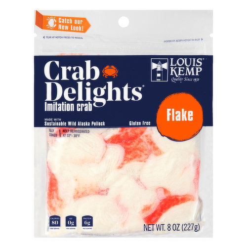 Louis Kemp Imitation Crab, Flake