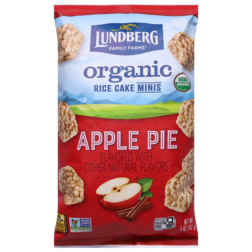 Lundberg Rice Cake, Apple Pie, Organic, Minis