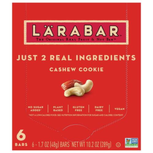 Larabar Bars, Cashew Cookie