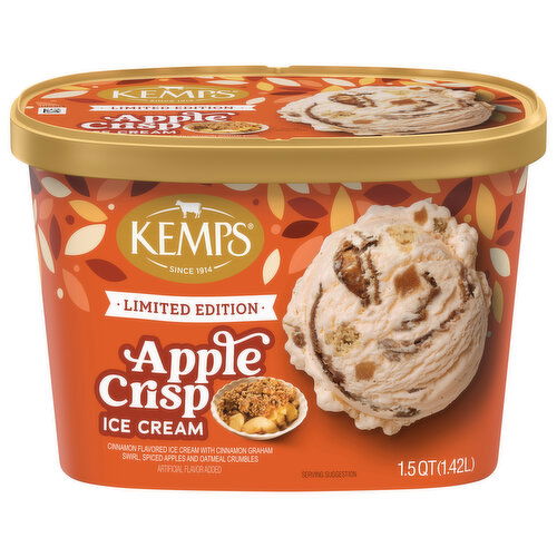 Kemps Limited Edition Apple Crisp Ice Cream