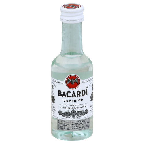 Bacardi Superior Rum, White