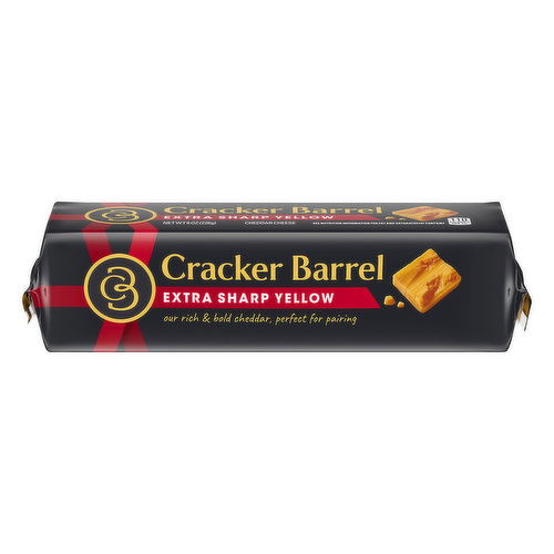 Cracker Barrel Cheese Chunk, Extra Sharp Cheddar Cheese