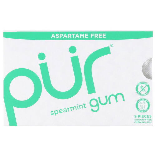 Pur Aspartame Free Sugar-Free Spearmint Gum