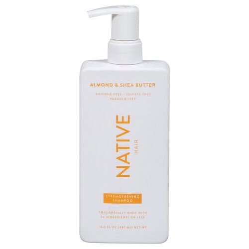 Native Strengthening Shampoo, Almond & Shea Butter