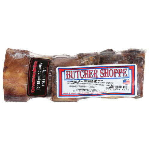 Butcher Shoppe Dog Chews, Doggie Delights