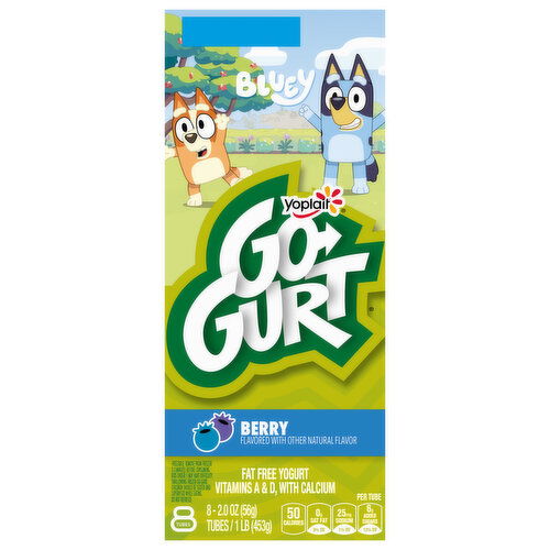 Go-Gurt Fat Free Bluey Berry Yogurt