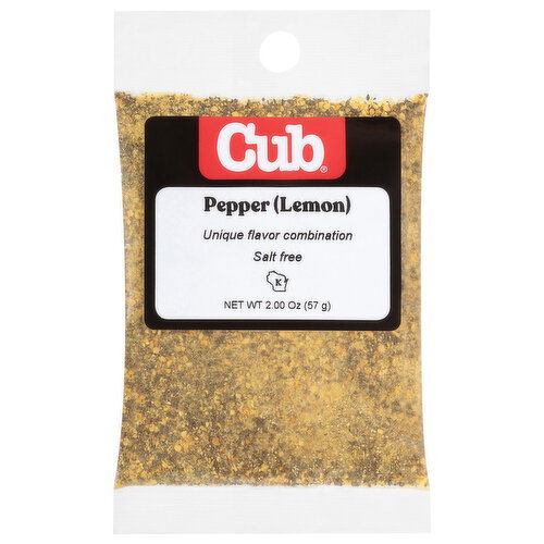 Cub Salt Free Lemon Pepper