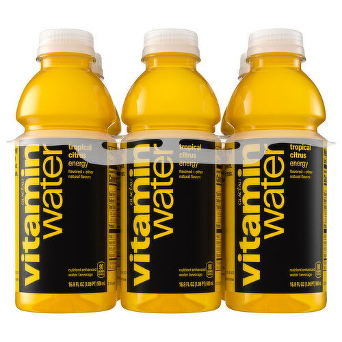 Vitaminwater Water Beverage, Tropical Citrus, Energy