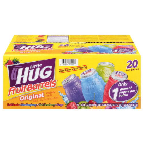 Little Hug Original Fruit Barrels Variety Pack