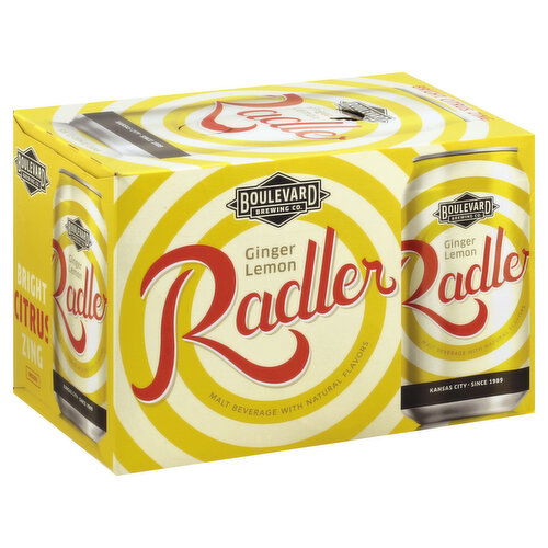 Boulevard Beer, Radler, Ginger Lemon