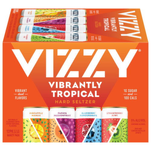 Vizzy Hard Seltzer, Vibrantly Tropical