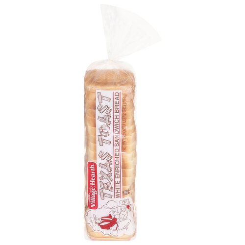 Village Hearth Sandwich Bread, Enriched, White