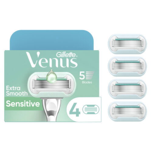 Venus Deluxe Smooth Sensitive Women's Razor Blade Refills