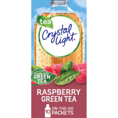 Crystal Light Raspberry Green Tea Naturally Flavored Powdered Drink Mix