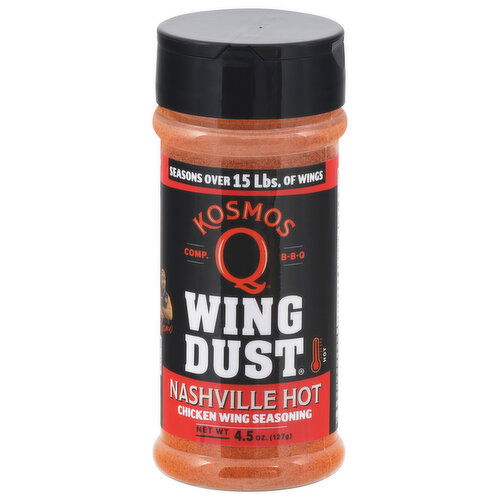 Kosmos Q Wing Dust Seasoning, Chicken Wing, Nashville Hot