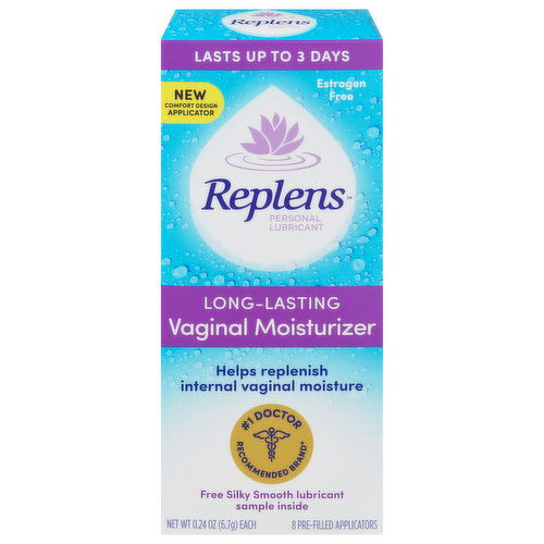 Replens Vaginal Moisturizer, Long-Lasting