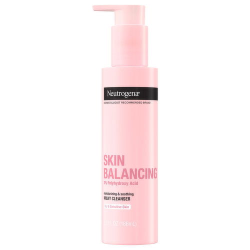 Neutrogena Milky Cleanser, Dry & Sensitive Skin, Skin Balancing