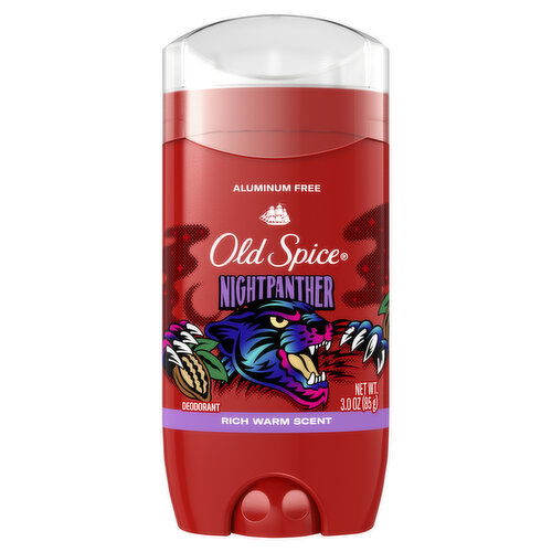 Old Spice Wild Collection Old Spice Deodorant for Men, 24/7 Freshness, Nightpanther, 3oz