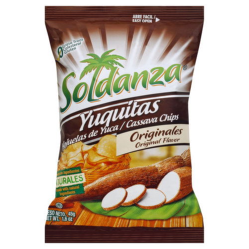 Soldanza Cassava Chips, Original Flavor