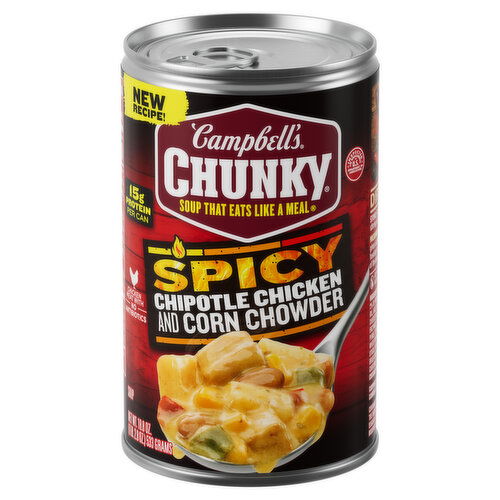 Campbell's® Chunky® Spicy Chipotle Chicken Corn Chowder Soup