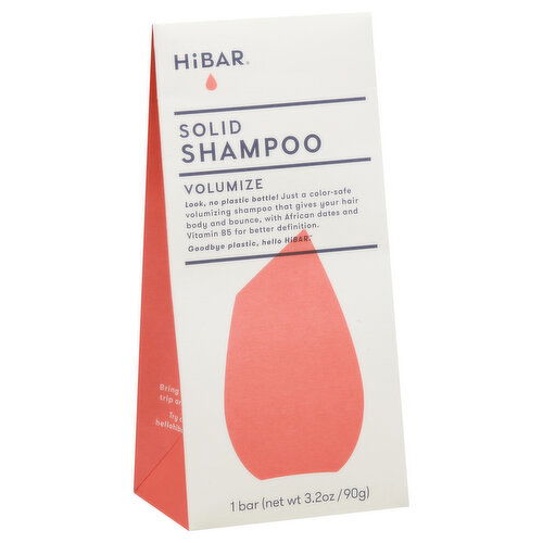 HiBAR Shampoo, Solid, Volumize
