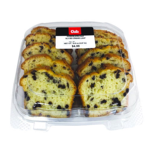 Cub Chocolate Chip Sliced Crème Loaf