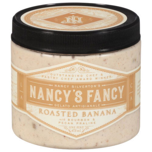Nancy's Fancy Gelato Artigianale, Roasted Banana