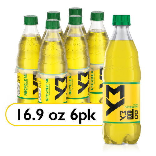 Mello Yello Citrus Soda, 16.9 fl oz