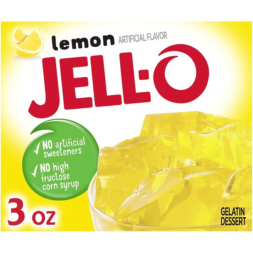 Jell-O Lemon Gelatin Dessert Mix