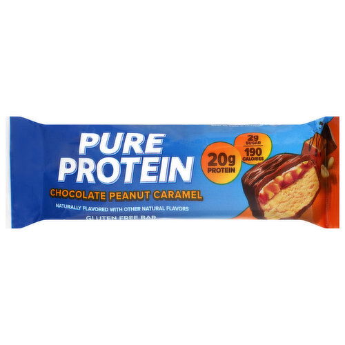 Pure Protein Gluten Free Chocolate Peanut Caramel Bar