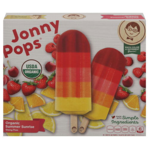 JonnyPops Pops, Summer Sunrise, Organic