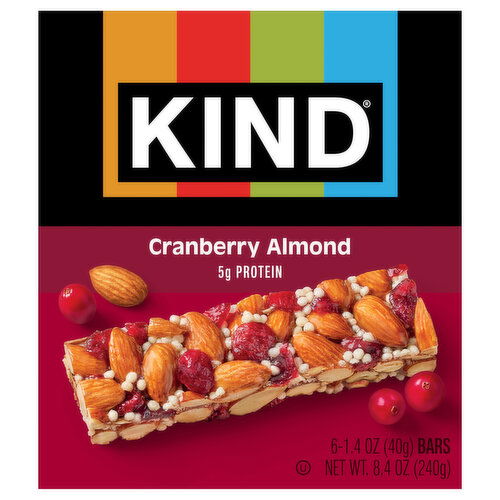 Kind Cranberry Almond Bars