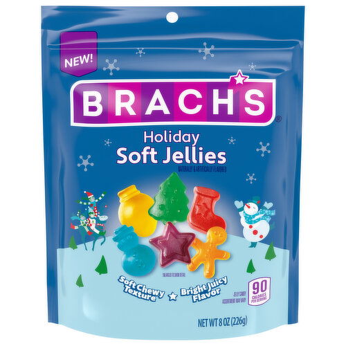 Brach's Soft Jellies, Bright Juicy Flavor, Holiday