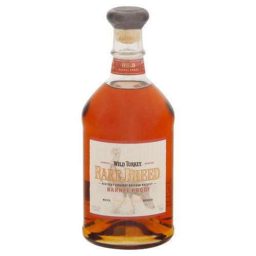 Wild Turkey Bourbon Whiskey, Kentucky Straight, Barrel Proof
