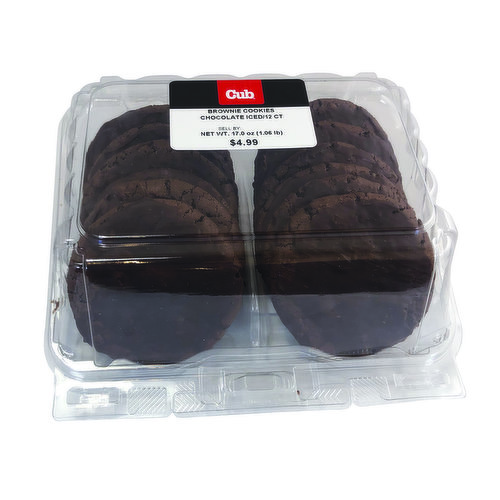 Cub Bakery Brownie Cookies
Chocolate Iced/12 Ct