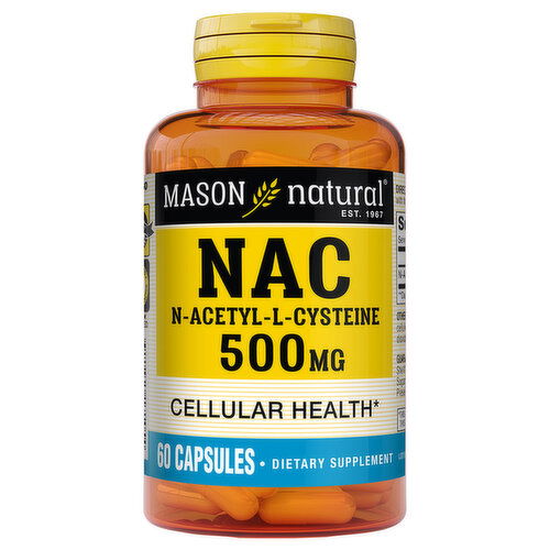 Mason Natural Nac, 500 mg, Capsules