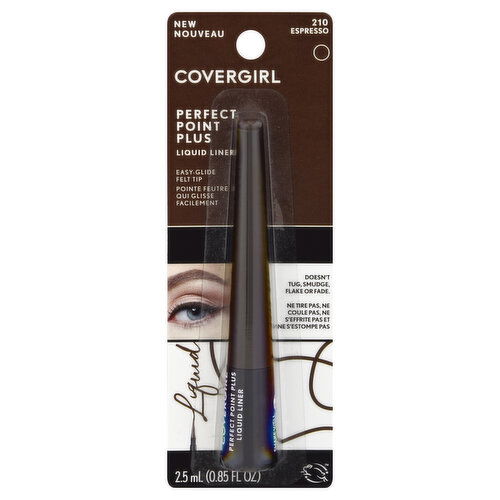 CoverGirl Perfect Point Plus Liquid Liner, Espresso 210