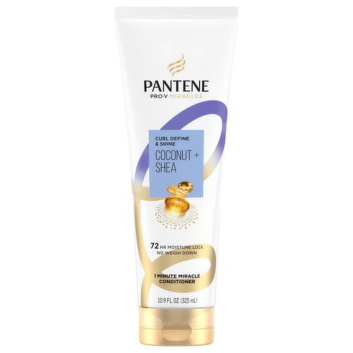 Pantene Pro-V Miracles Curl Define & Shine 1 Minute Miracle Coconut + Shea Conditioner