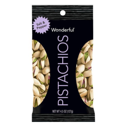 Wonderful Pistachios Pistachios, Salt & Pepper