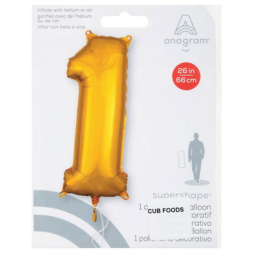 Anagram Supershape Decorative Balloon
