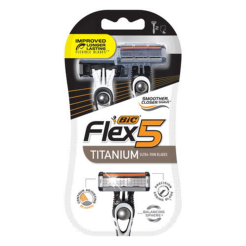 BiC Flex 5 Razor, Titanium